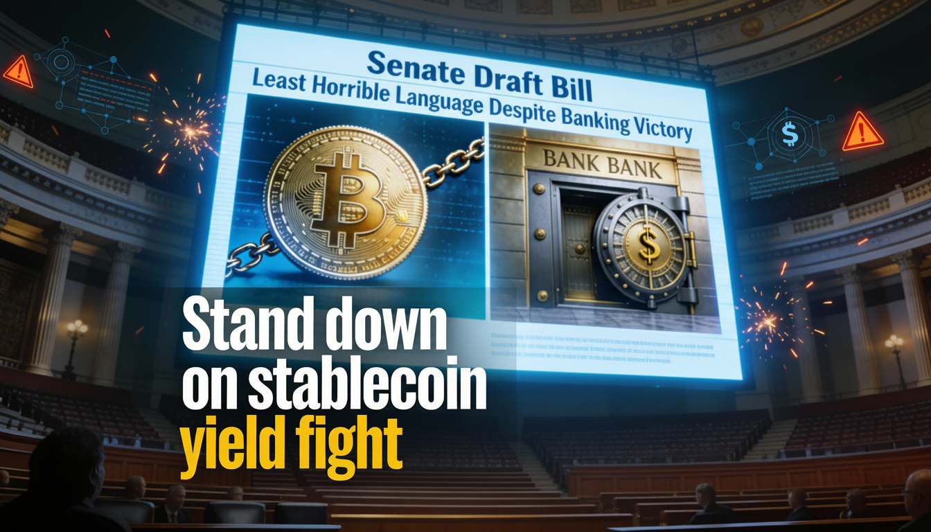 Coinbase Tells Crypto Industry to Stand Down on Stablecoin Yield Fight Despite Banking Victory