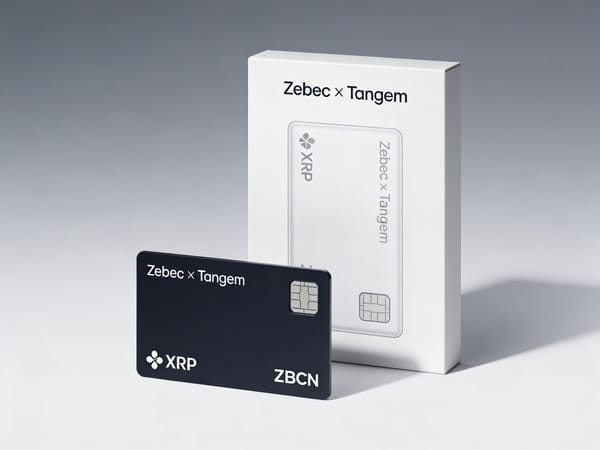 Zebec Network Makes Its XRP Las Vegas Debut with a Limited-Edition Tangem Cold Wallet